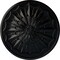 Ekena Millwork Artis Ceiling Medallion, Hand-Painted Jet Black, 27 1/8"OD x 2 5/8"P CM27ARBLF - alternate 1